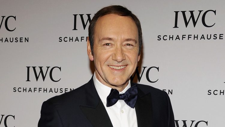 Kevin Spacey en el salón de la relojería de lujo de Ginebra 2013