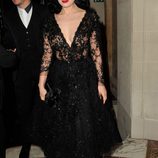 Dita Von Teese en una fiesta de Elie Saab tras su desfile de Alta Costura primavera/verano 2013