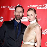 Kate Bosworth junto al director Michael Polish en el Festival de Sundance 2013