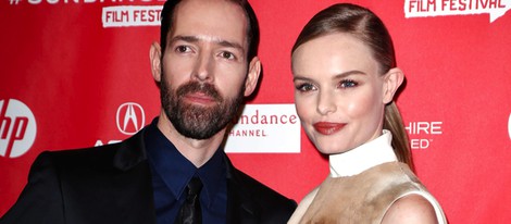 Kate Bosworth junto al director Michael Polish en el Festival de Sundance 2013