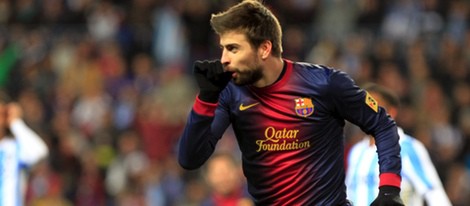 Gerard Piqué dedica su primer gol tras ser padre a su hijo Milan