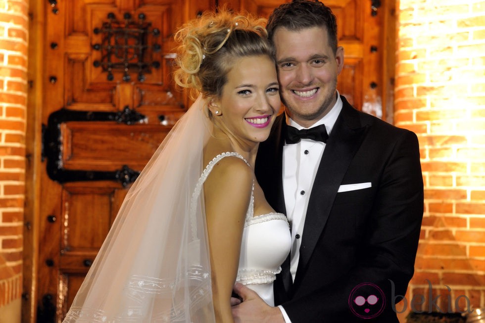 Michael Bublé y Luisana Lopilato el día de su segunda boda