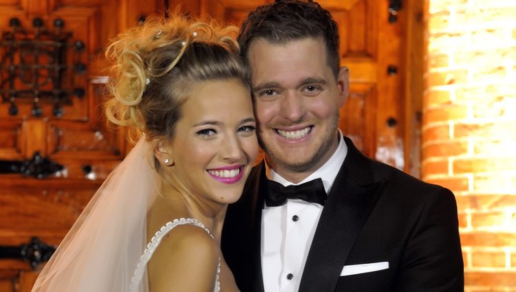 Michael Bublé y Luisana Lopilato el día de su segunda boda