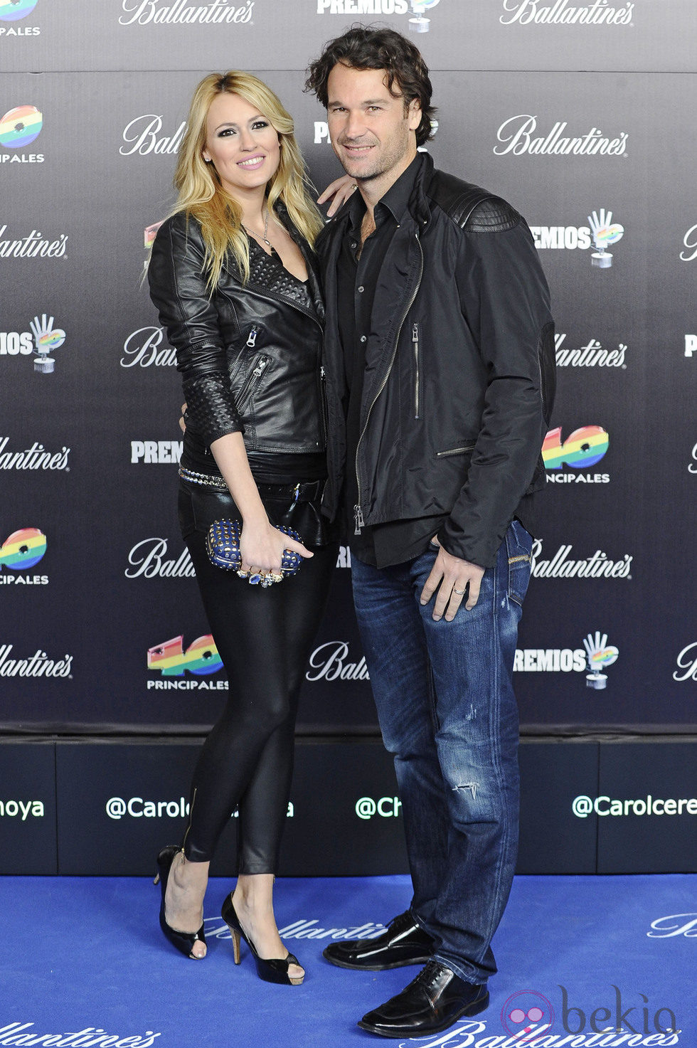 Carlos Moyá y Carolina Cerezuela en los Premios 40 Principales 2012