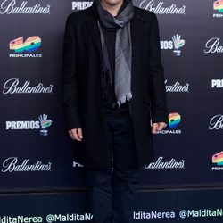 Jorge Ruiz posando en los Premios 40 Principales 2012