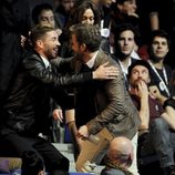 Sergio Ramos y Pablo Alborán en los Premios 40 Principales 2012