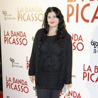 Lucía Etxebarría en el estreno de 'La banda Picasso' en Madrid