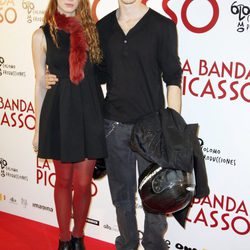 Nicolás Coronado y Cristina Duato en el estreno de 'La banda Picasso' en Madrid