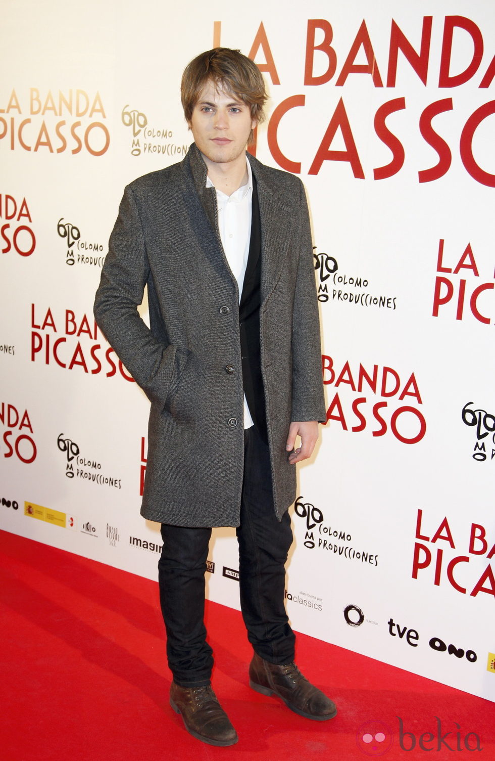 Jaime Olías en el estreno de 'La banda Picasso' en Madrid