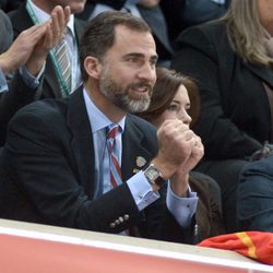 El Príncipe Felipe en la final del Mundial de balonmano