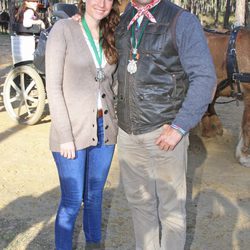 Francisco Rivera y Lourdes Montes en una peregrinación a El Rocío