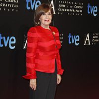 Concha Velasco en la entrada de la cena de los nominados a los Goya 2013