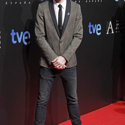 Julián Villagrán en la entrada de la cena de los nominados a los Goya 2013