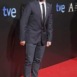 Juan Antonio Bayona en la entrada de la cena de los nominados a los Goya 2013