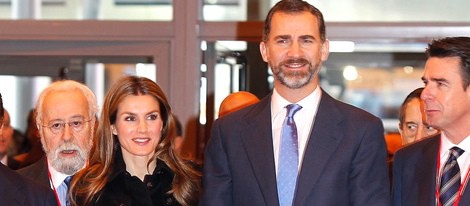 Los Príncipes Felipe y Letizia en la inauguración de FITUR 2013