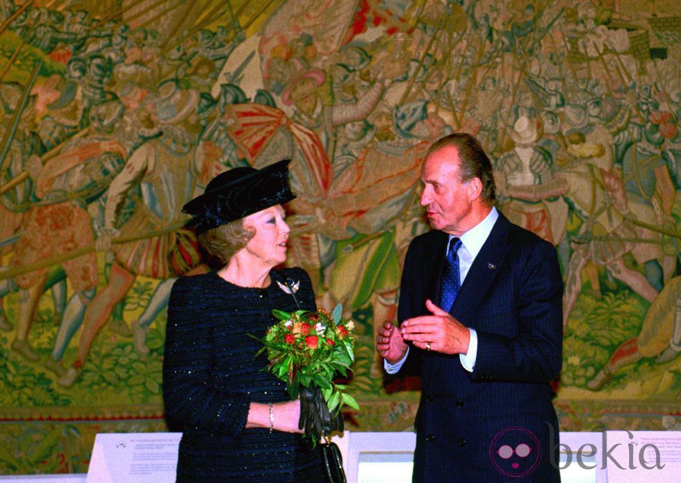 La Reina Beatriz de Holanda y el Rey Juan Carlos de España