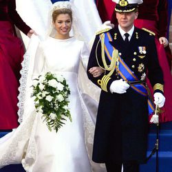 Guillermo y Máxima de Holanda el día de su boda