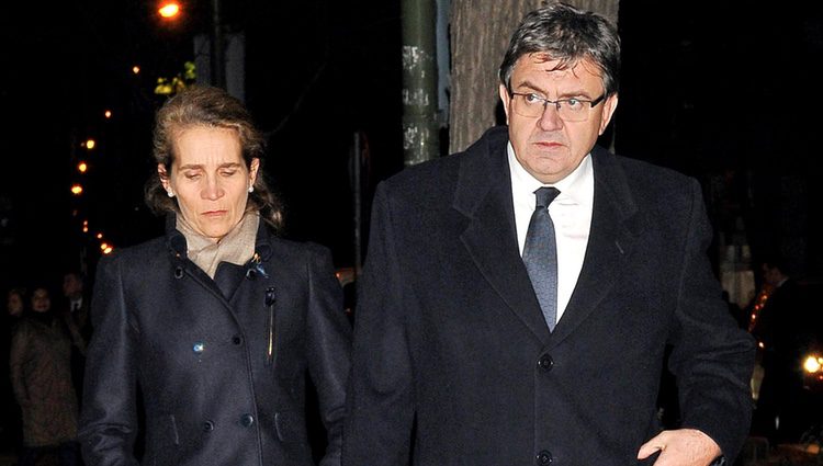 La Infanta Elena y Carlos García Revenga