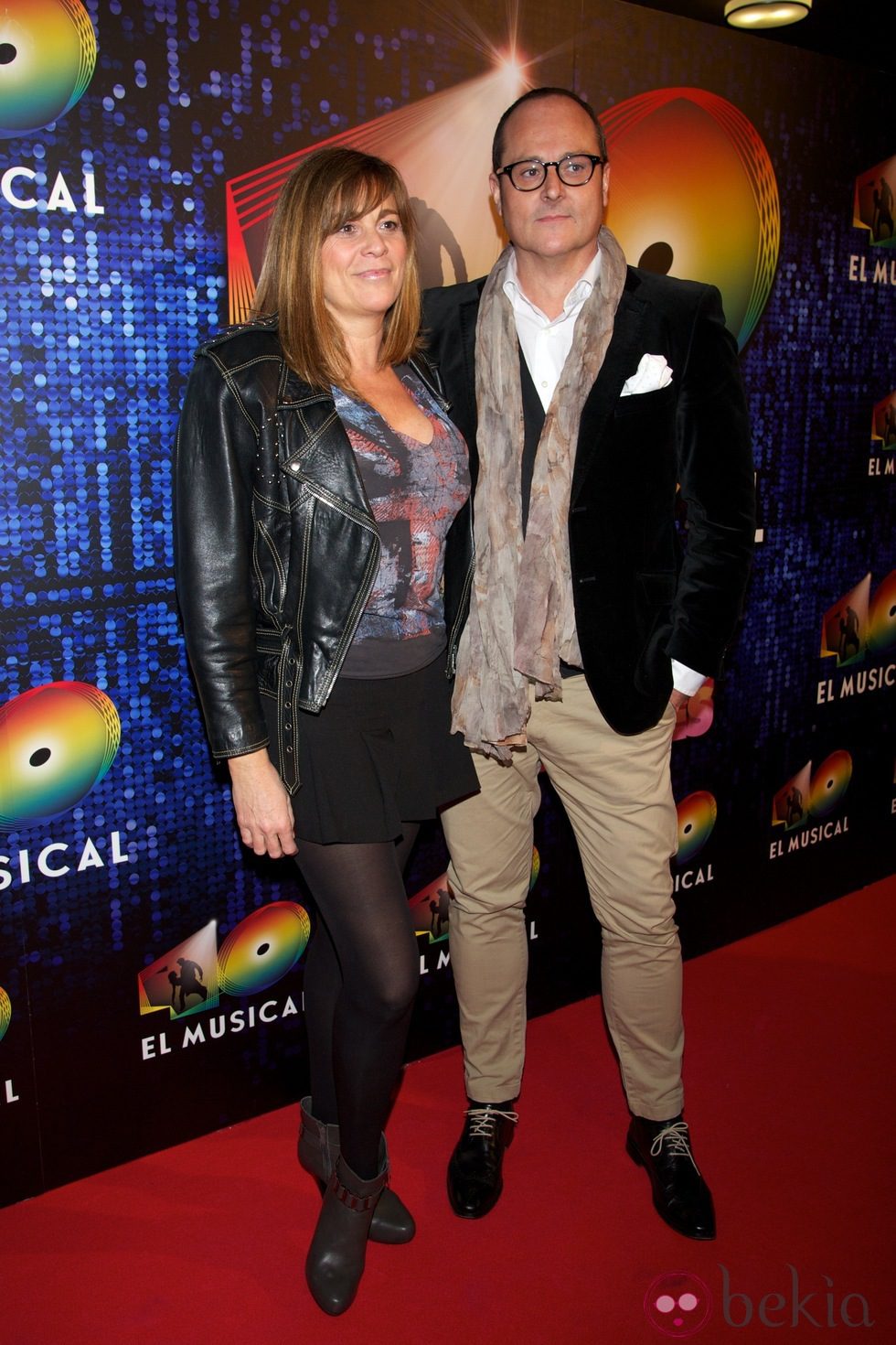 Marta Valverde y Nacho Montes en el estreno de '40 El Musical'