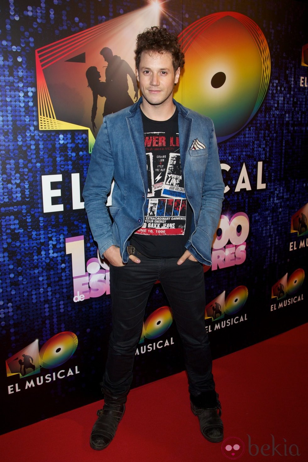 Daniel Diges en el estreno de '40 El Musical'