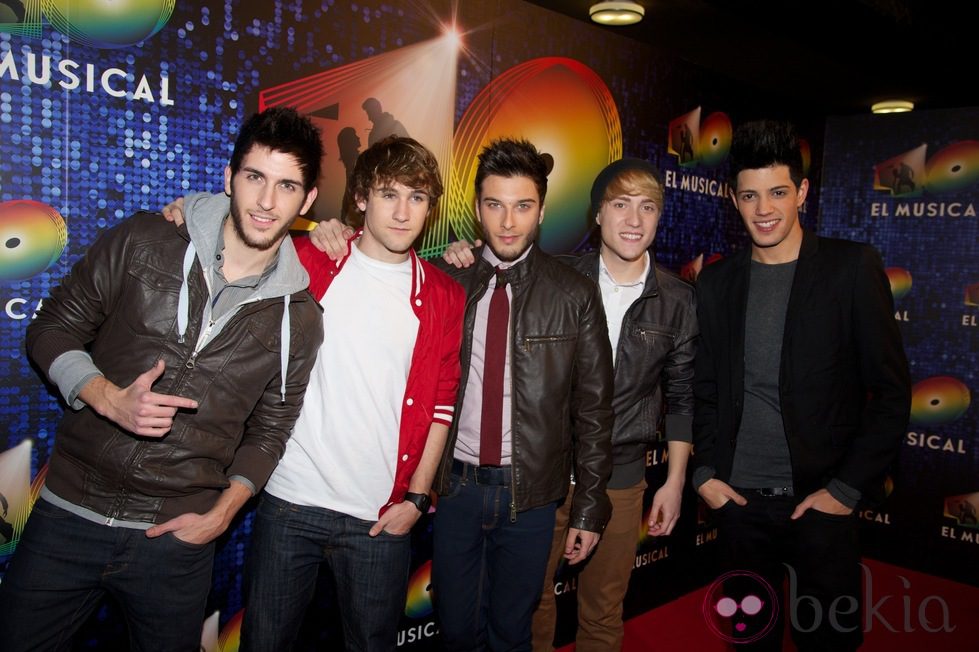 Auryn en el estreno de '40 El Musical'