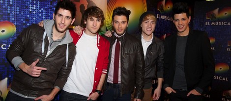 Auryn en el estreno de '40 El Musical'