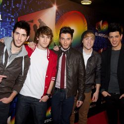 Auryn en el estreno de '40 El Musical'