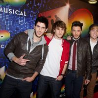 Auryn en el estreno de '40 El Musical'