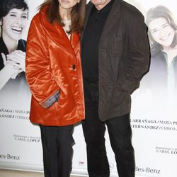 Ana Belén y Víctor Manuel en el estreno de la obra de teatro 'Hermanas'