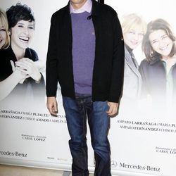 Juanjo Artero en el estreno de la obra de teatro 'Hermanas'