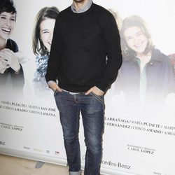 Raúl Arévalo en el estreno de la obra de teatro 'Hermanas'