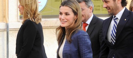 La Princesa Letizia en un acto oficial en Menorca