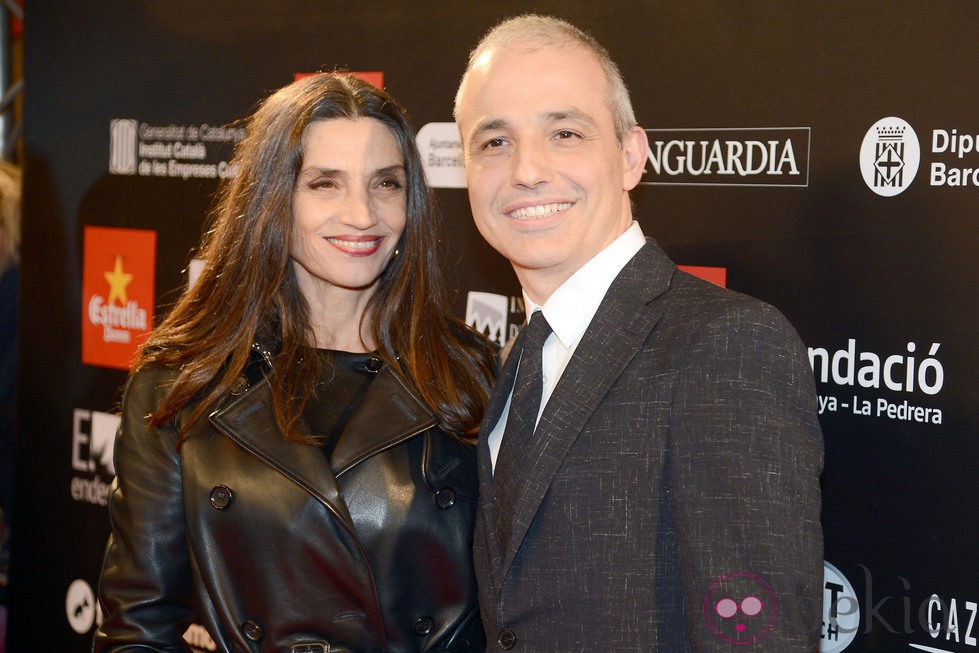 Ángela Molina y Pablo Berger en los Premios Gaudí 2013