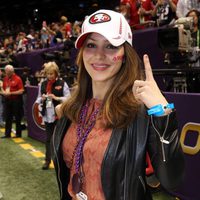 Katharine McPhee en la Super Bowl 2013