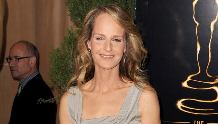 Helen Hunt en el almuerzo de los nominados a los Oscar 2013