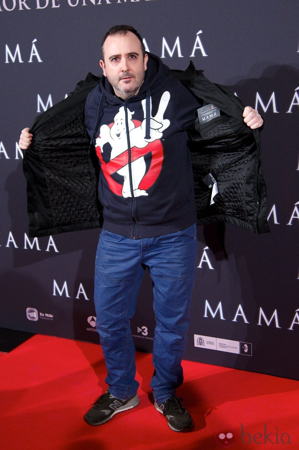 Carlos Areces en el estreno de 'Mamá'