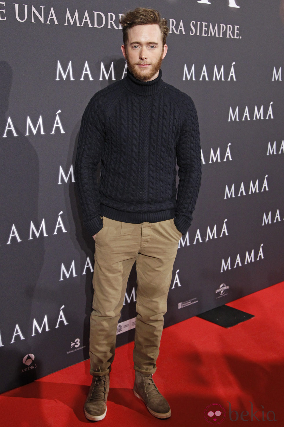 Pablo Rivero en el estreno de 'Mamá'