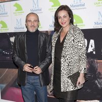 Fernando Guillén Cuervo y Ana Milán en el estreno del documental 'Fuera de lugar'