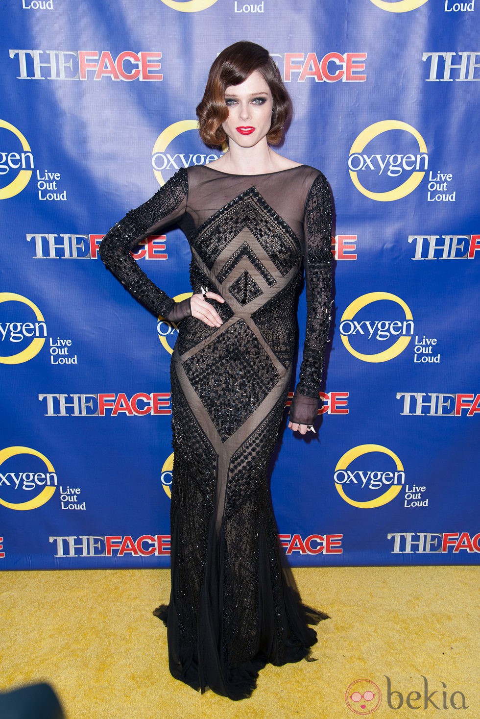 Coco Rocha en el estreno del programa de modelos 'The Face'