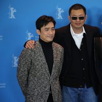 Tony Leung, Wong Kar-Wai y Zhang Ziyi en la presentación de 'The Grandmasters' en la Berlinale