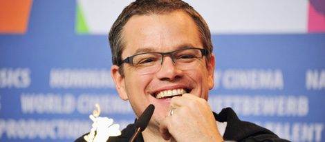 Matt Damon en la rueda de prensa de 'Tierra prometida' en la Berlinale