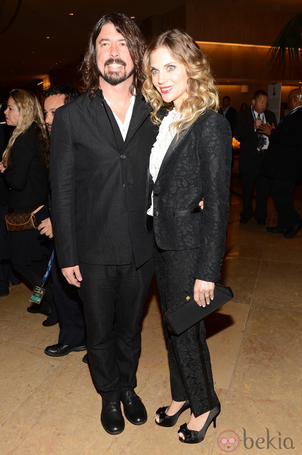 Dave Grohl en la gala pre-Grammy 2013