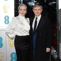 Martin Freeman en la alfombra roja de los BAFTA 2013