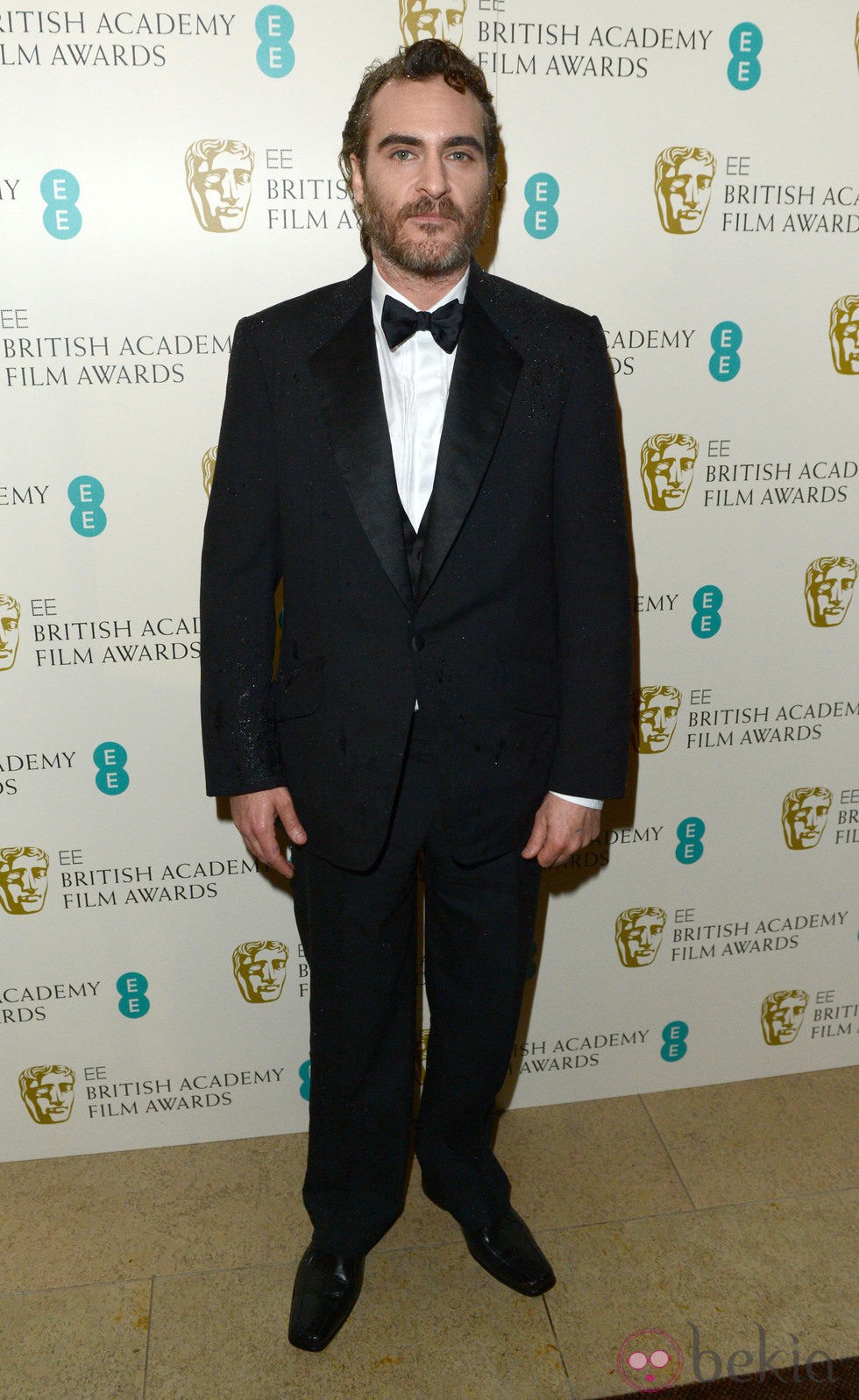 Joaquin Phoenix en la alfombra roja de los BAFTA 2013