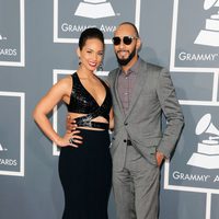 Alicia Keys y Swizz Beatz en los Grammy 2013