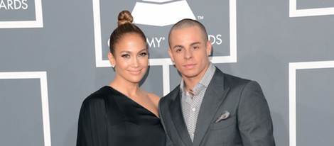 Jennifer Lopez y Casper Smart en los Grammy 2013