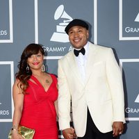 L.L. Cool J. y Simone en los Grammy 2013