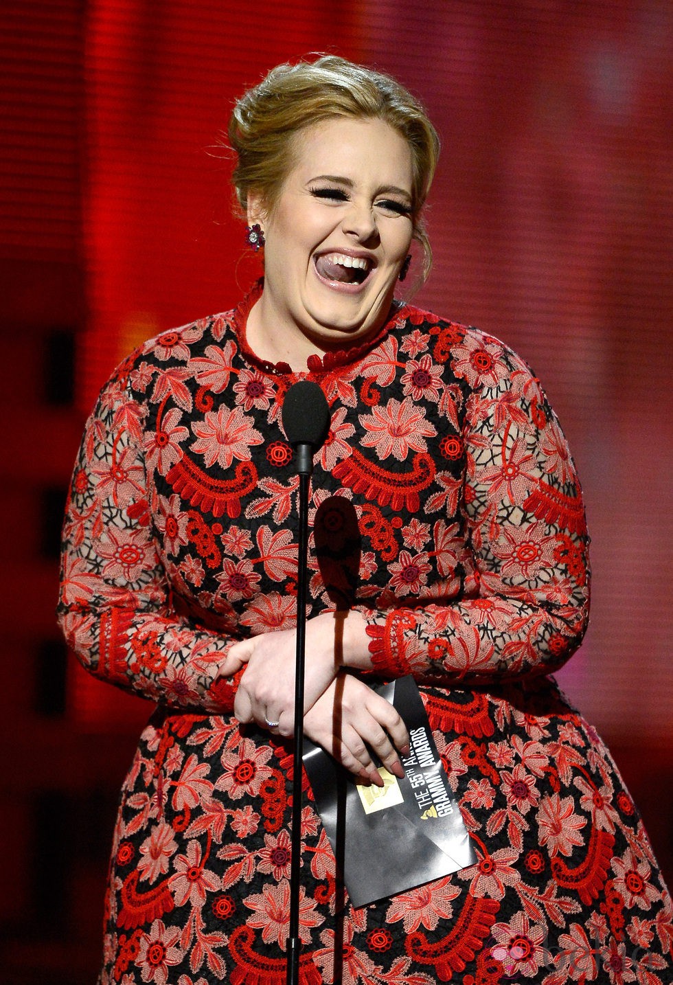 Adele en la gala de los Grammy 2013