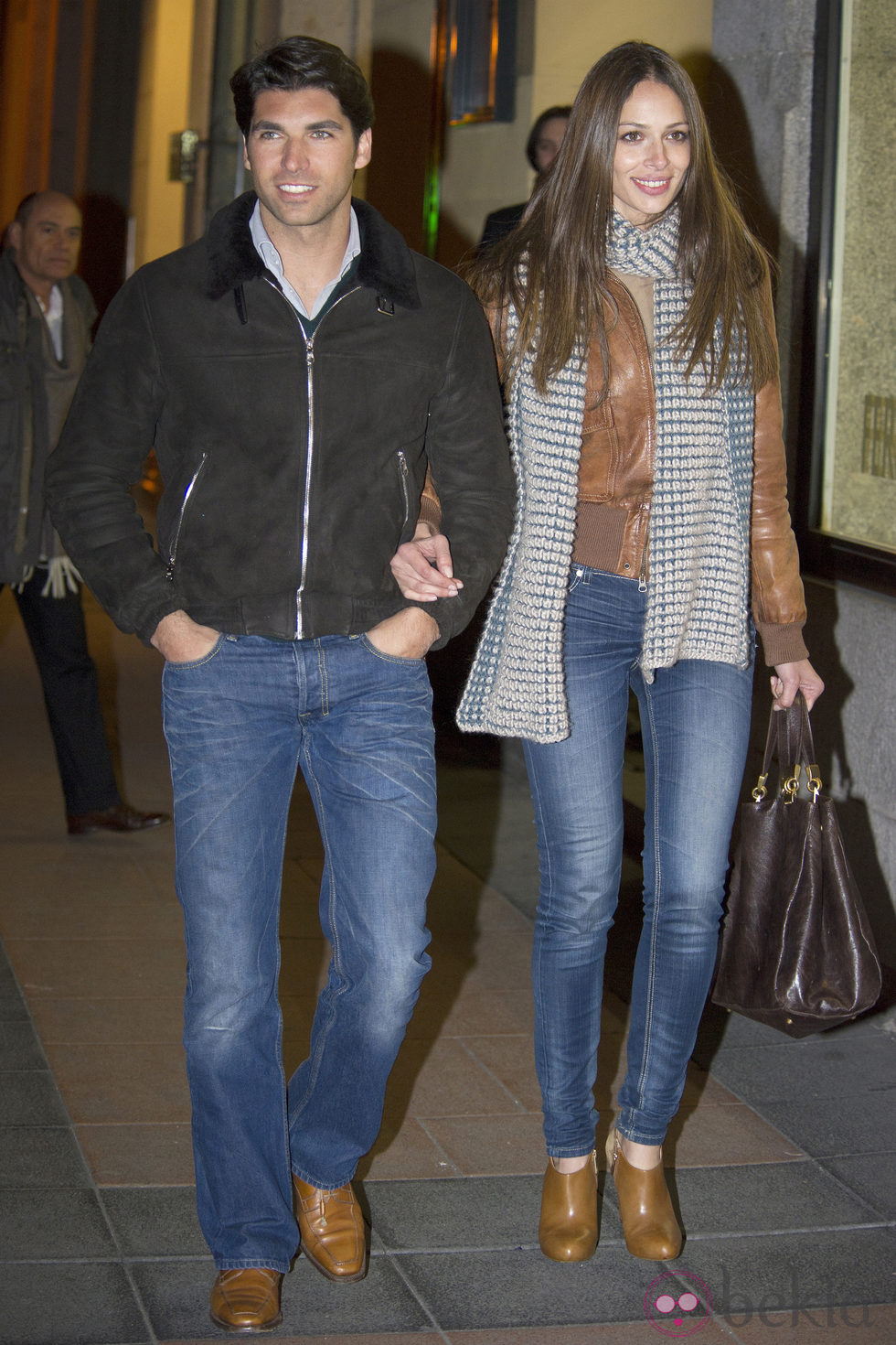 Eva González y Cayetano Rivera, paseo nocturno por Madrid