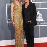 Nicole Kidman y Keith Urban en la alfombra roja de los Grammy 2013